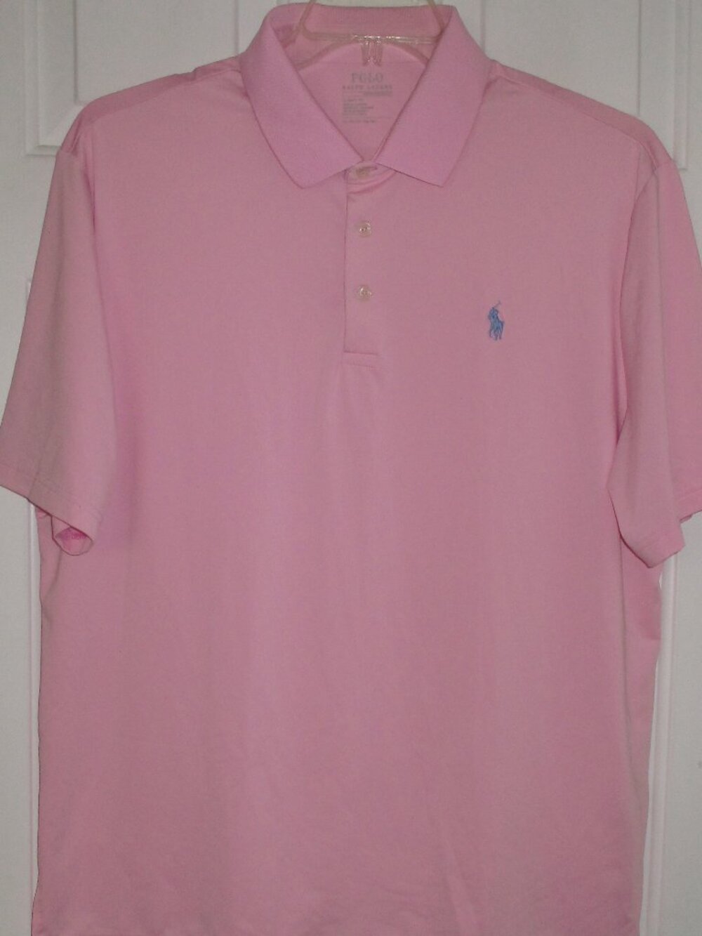 Ralph Lauren Polo Mens Pink Golf Polo Shirt NWOT - Size XL